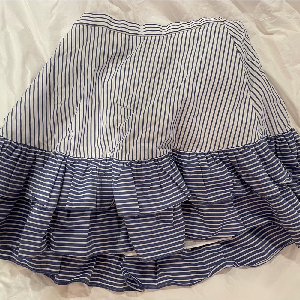 J CREW stripes layered skirt. NWT size 0